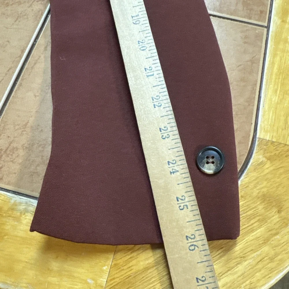 Montgomery Ward Polyester Suit Sz 38L Blazer 30 x 33 Pants True Vintage Flared